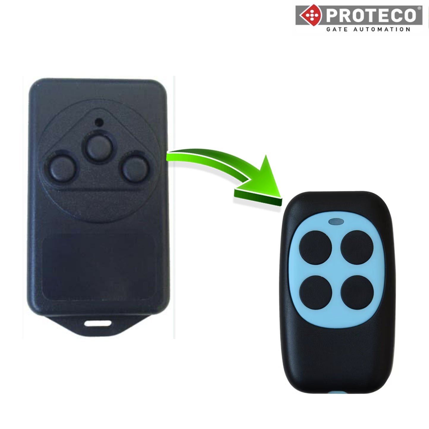 TELECOMMANDE PROTECO PTX433 BLEUE