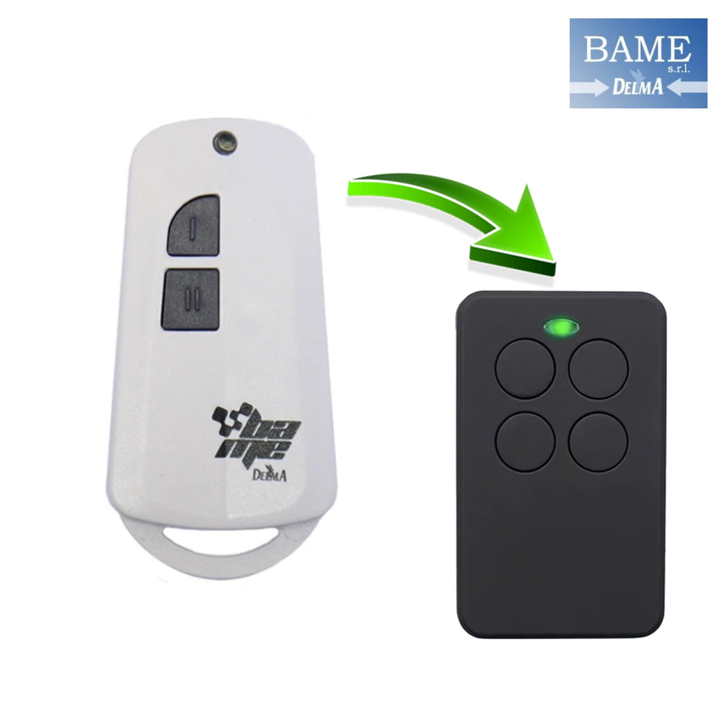 TELECOMMANDE DELMA STYLE ROLLING CODE TX2