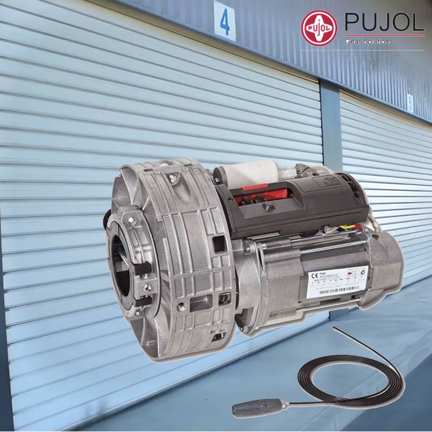 MOTEUR RIDEAU METALLIQUE PUJOL WINNER PRO 600-200 EF