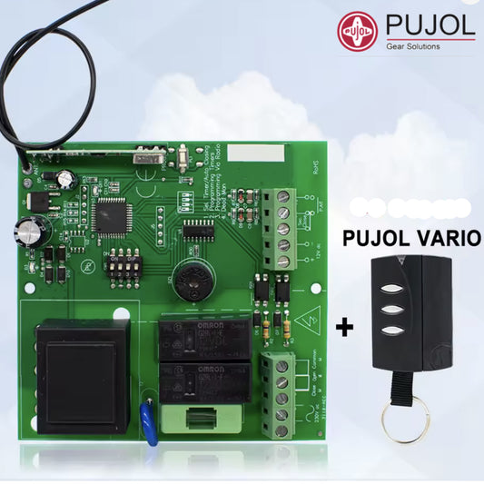 RECEPTEUR RIDEAU METALLIQUE PUJOL JUNIOR D PRO FC + 1 TELECOMMANDE PUJOL VARIO