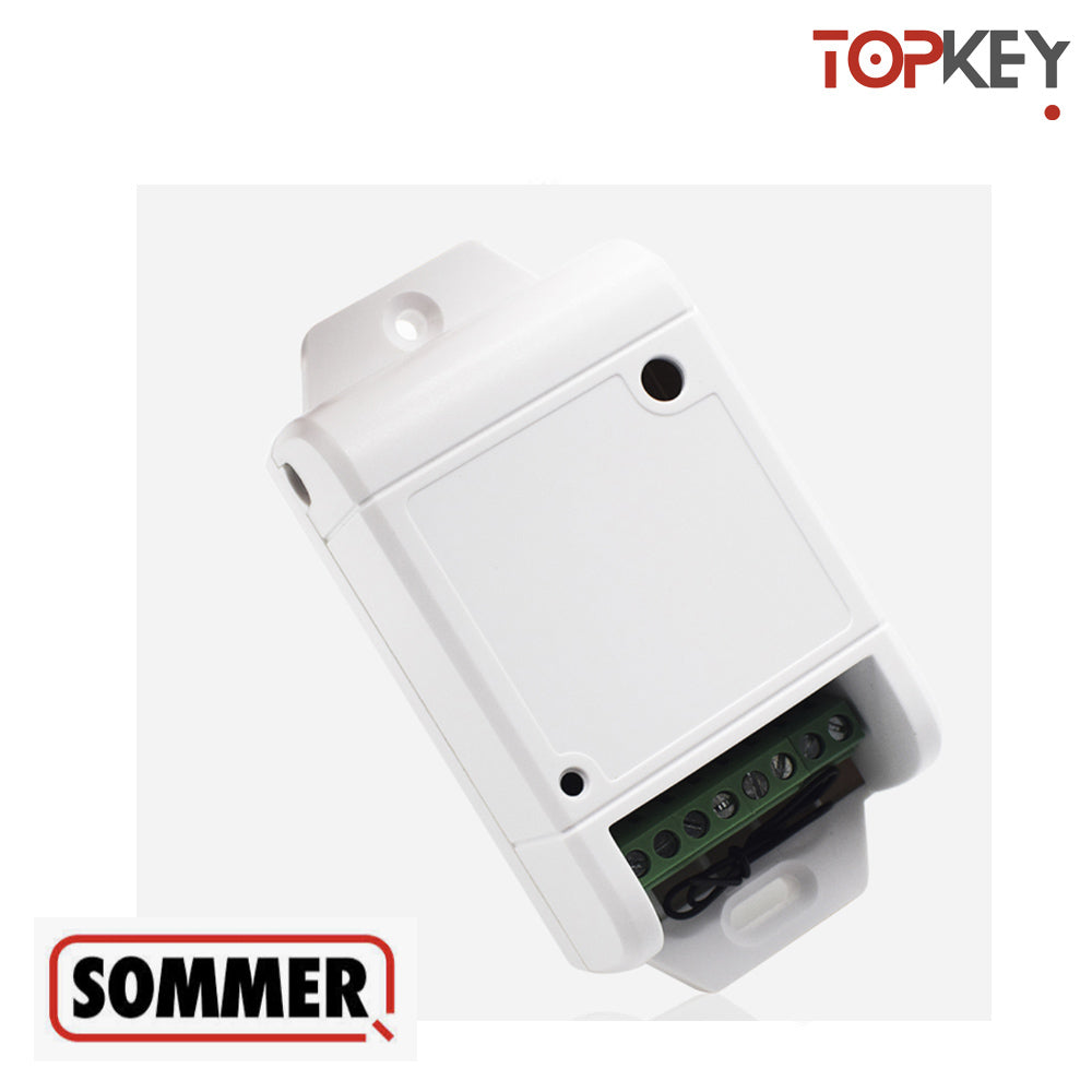 Récepteur radio SOMMER compatible – 434,42 MHz / 868 MHz – 2 canaux